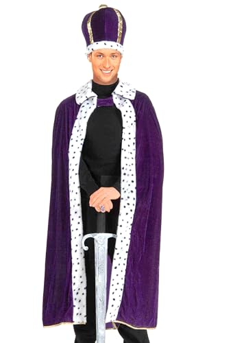 Rubies Men's King Robe and Crown Set, One Size for Themed Parties and Halloween