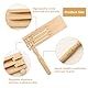 2 Stück Holzratsche Geräusche Maker Holz Rassel Ratsche für Kinder Spinning Doppel Ratsche Holz Musikinstrumente für Kinder Parteien Feiern Spiele Partys Sportveranstaltungen