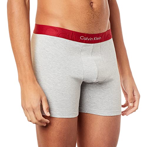 Cuecas boxer cotton, Calvin Klein, Masculino, mescla, P