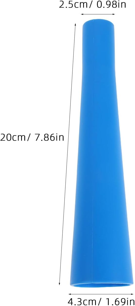 Baseball Batting Tee Topper Blue 2pcs Rubber Ball Rest Cup | Replacement Hitting Tee Accessory, Training and Outdoor Use, Quick Installation, Wear-resistant Rubber