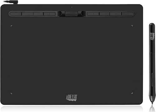 Adesso Large Graphics Drawing Tablet Pad 12 x 7 Inch