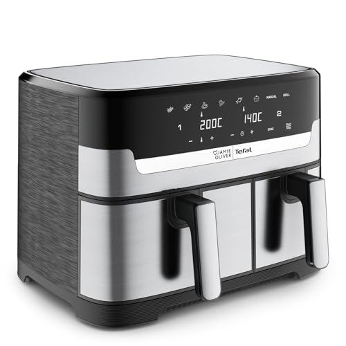 Jamie Oliver by Tefal Dual Drawer Heißluftfritteuse 8,3 L –...