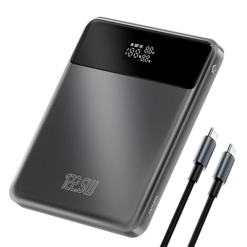 Power Bank Slim 20000mAh 122.5W PD with USB-C & USB-A