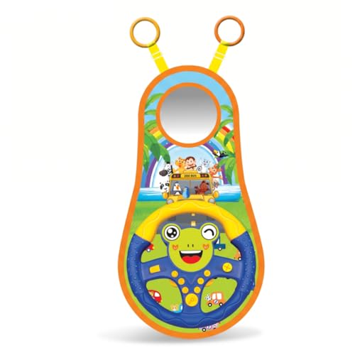 Volant amusant pour enfant pour siège arrière de voiture interactif