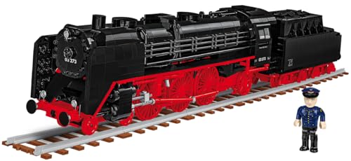 Locomotive à vapeur COBI DR BR 03 noire maquette de train en briques