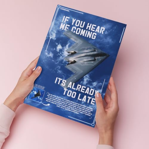 Image of Military Aircraft Collection Wall Poster Set of 6 | A4 Size 29.7 x 21 cm, 300 GSM Premium Art Print
