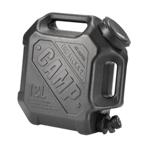 harayaa Tanque de Agua con Doble Manija para Acampar Y Caminar, Negro