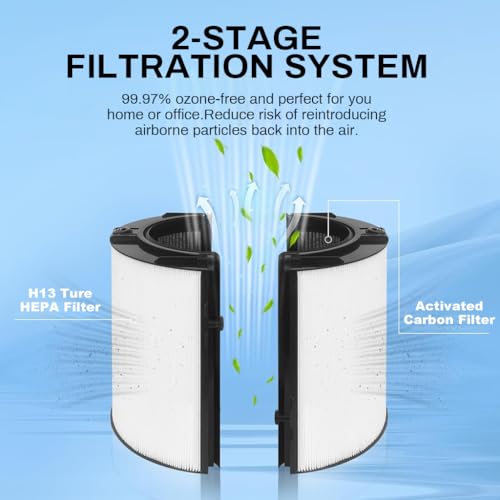 Image of HASTHIP 2 in 1 Dy*Son Air Purifier Filter for PH01 (HP /TP-07 /10 /09 /06, PH01 /07 /10), True HEPA Filter Replacement Dy*Son Filter with Intergrated Activated Carbon Filter Universal Dual Functionality