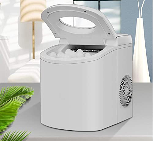 Hefacy Máquina Automática Para Hacer Hielo, Máquina Eléctrica Para Hacer Cubitos De Hielo Con Bloque Redondo, 15 Kg, 24 Horas, Pequeña Barra Casera, Café, Té, Leche