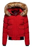 Superdry Women's Everest Bomber Jacket Not Applicable, High Risk Red, 14