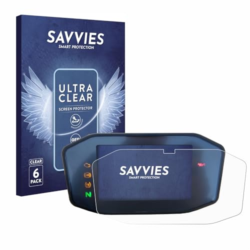 savvies Protector Pantalla para KTM 690 Duke / 790 Duke / 1290 Super Duke R 6 Unidades   Película Ultra Transparente