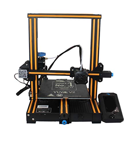 Tresbro Creality Official Ender 3 V2 3D Printer, FDM 3D Printers Kit with Upgraded Silent Motherboard, Glass Bed, Mean Well Power Supply, Print Size 220x220x250mm