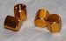 Anodized Aluminum Alloy Valve Stem Cap 4 pack Set Gold