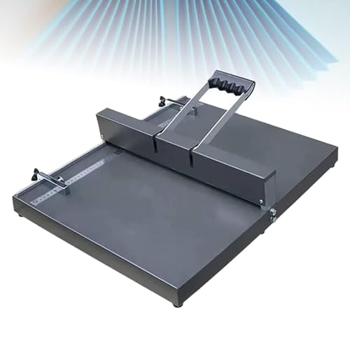 CHANGLKJ 350mm Manual Paper Creaser, Desktop Paper Creasing Scoring Machine with Anti-Slip Support Feet, Groove Depth 0.8mm, All Metal Material and Structure, for Book Covers, Cardstock, Invitations