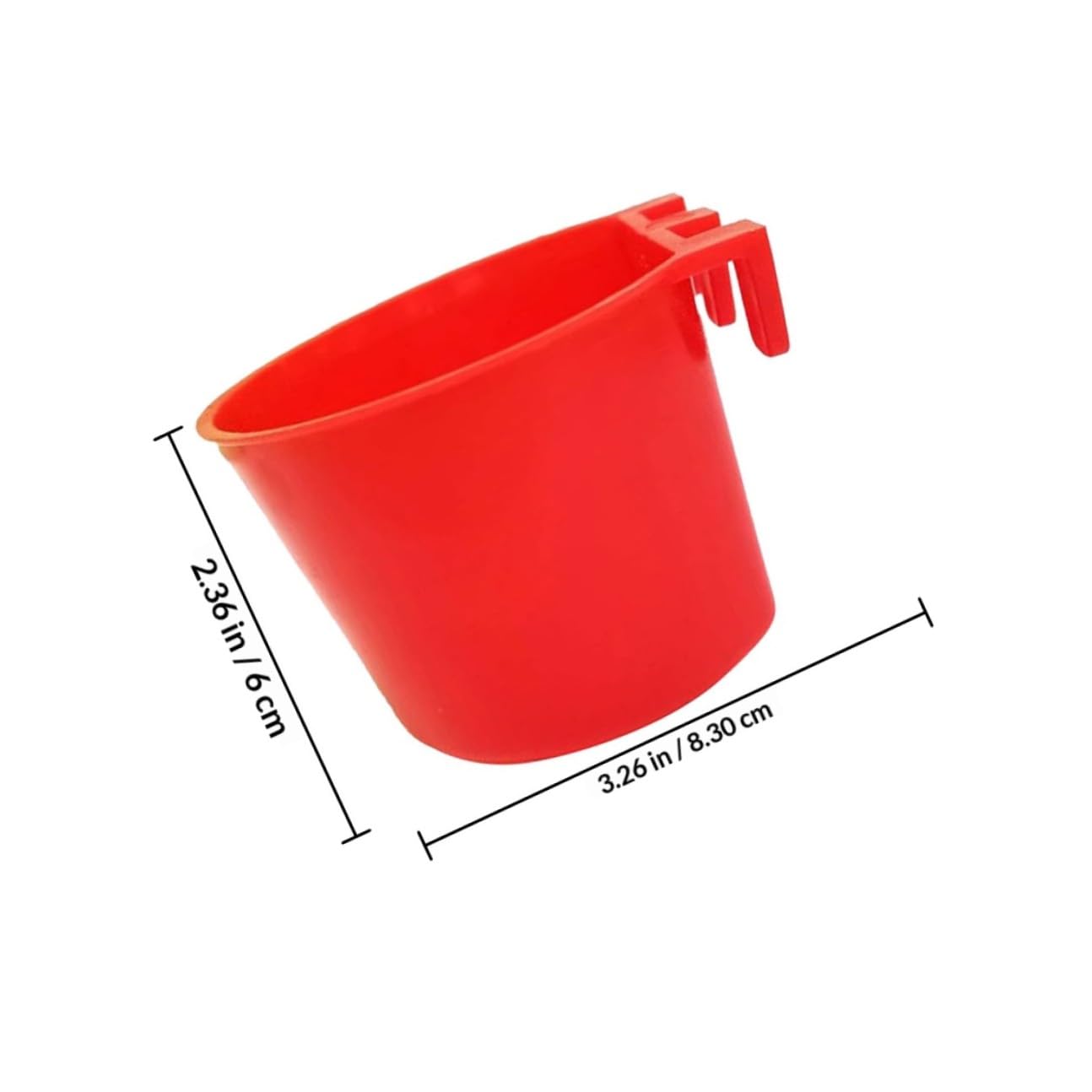 30 Tazas para Pájaros de Plástico PP Resistentes al Desgaste y Fáciles de Limpiar para Alimentación en Jaulas y Granjas de Aves