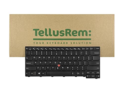 TellusRem Replacement US Non-Backlit Keyboard for Lenovo ThinkPad T460s T470s – US English QWERTY, Refurbished Grade A
