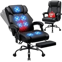 HOFFREE – HOFFREE Ergonomischer Bürostuhl mit Massage und Heizfunktion