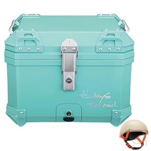 45L Motorcycle Top Case With Backrest, Universal Top Box Tail Trunk Luggage Box, Waterproof Scooter Helmet Tail Box, Universal Motorbike Top Case With Security Lock 9 41cuvgpxw7l. sl500 . ss300