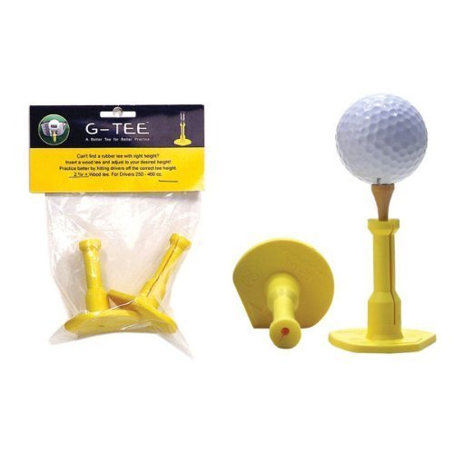 ProActive Sports G-Tee Precision Height Rubber Golf Tees (2 Tees)
