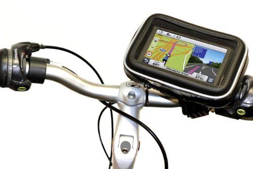 Navitech Cycle/Bike/Bicycle & Motorbike Waterproof Holder Mount And Case Compatible With The Gps & Smartphones Including The Garmin Nuvi 3550Lm / Nuvi 3590Lmt / Nuvi 2555Lt / Nuvi 50 / Nuvi 50Lm #TOP3