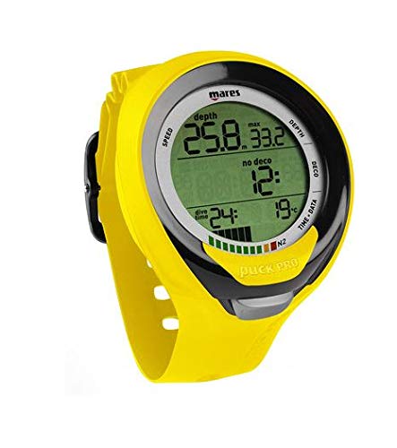 Mares Puck Pro + Set de ordenador de buceo, color amarillo