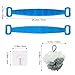 Silicone Back Scrubber for Shower, Exfoliating Body Scrubber, Silicone Bath Body Brush Lengthen Back Cleaning Shower Strap, Deep Clean Massage Back with 1 loofah sponge + 2 hooks