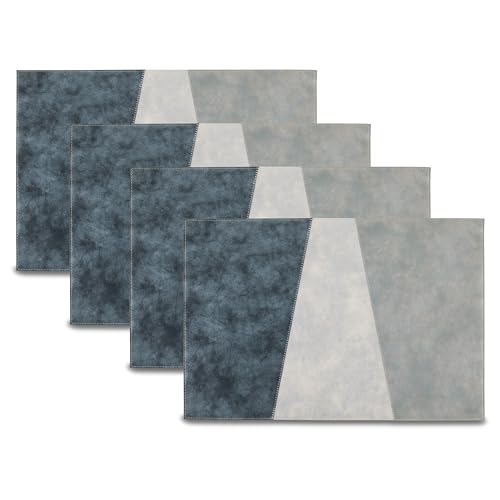 Placemats Set of 4 12" x 18" Heat-Resistant Table Mats for Dining Table Set for 4 Kitchen & Dining Room Decor Farmhouse, Boho, & Modern Style Easy to Clean, Durable & Stylish Table Decor