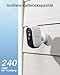 WUUK Überwachungskamera Aussen Akku, Kamera Überwachung Innen, 2K, Ohne ABO, 32 GB Lokalem Speicher, Nachtsicht, 2.4/5GHz WLAN, Kompatibel Mit Alexa & Google, Basisstation + 2-Kamera-Set