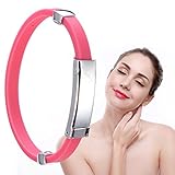 Rotekt Anion Bracelet 3Colors Anion Bracelet Banda antiestática Correa de muñeca antiestática Pulsera de cuidado de la salud (rojo)