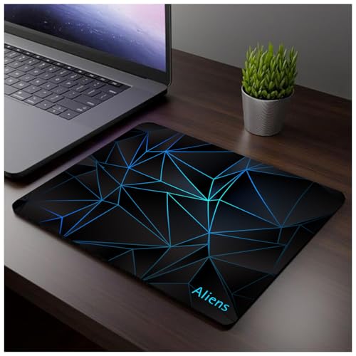 Image of Aliens Mouse Pad for Computer, Laptop, Smooth Premium Cloth Surface, Non-Slip Rubber Base, Speed and Precision Operation Compatible with Laser and Optical Mouse, Gaming, Office, Home 230x190mm (3D-01)