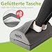 feela.® Fußstütze Schreibtisch [VERGLEICHSSIEGER] – Ergonomische Fußhocker mit Premium-Schaumkern & integriertem Wärmekissen...