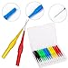 15pcs Test Back Probe Pin,Wire Piercing Insulation Back Probes Probe Non-Destructive Pin, 0.7mm Test Probes Pins Insulation Piercing Needle Multimeter 4mm Banana Socket for Car Tester