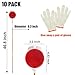 10Pcs Reflective Driveway Markers,48in Reflective for Driveway on Poles, Orange Fiberglass Snow Stakes with Double Sided Reflector and Reflective Tape for Parking Lots, Walkways and Sidewalks (10)