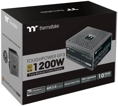 Thermaltake Toughpower GF3 1200W | Full Modular | 80Plus Gold Cer...