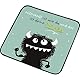 H:)PPY life Zauberhandtuch Monster mit Spruch Stärke | kleines Handtuch, Gästehandtuch, in Form gepresst, 30 cmx 30 cm, Baumwolle | Geschenk, lustige Überraschung | 74165