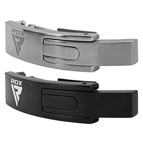 RDX Replacement Lever Buckle for Weight Lifting and Powerlifting Belts, Stainless Steel Chrome Plated Cast Alloy Spare Clasp Closure, Fast Tightening and Quick Release (Belt NOT Included)