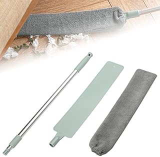 Gap Dust Cleaner Gap Cleaning Duster Reusable Retractable Dust Cleaner with Long Handle Microfiber Hand Duster Flexible Telescopic Dust Brush Cleaning Tool for Home Bedroom Kitchen VL
