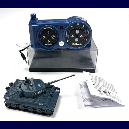 TOUCAN RC HOBBY 1:72 Ready to Run Mini Tank RC German Tiger WW2 Battle Tank Easy Model 2.4G