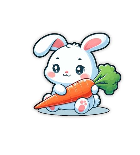 Image of Gift Me Bazar Wooden Rabbit Cartoon Fridge Magnet for Decoration | Fridge Magnets for Refrigerator & Almirah Decor | Home, Kitchen and Office Decoration Multicolor (Design 2)