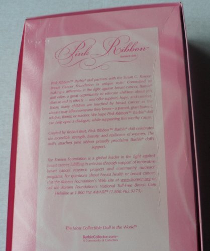 Muñeca Barbie Collector Pink Ribbon Barbie miniatura 7