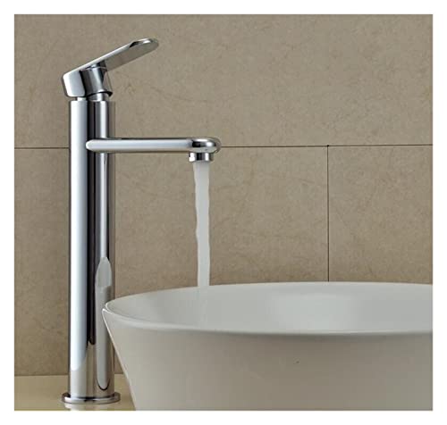 Grifos de lavabo anticorrosión en latón largo para evitar salpicaduras 6