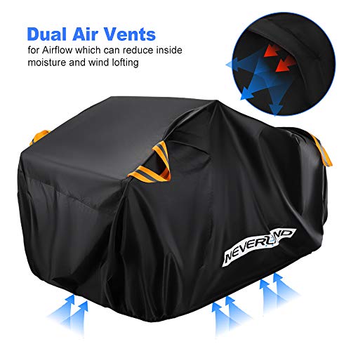 Image of NEVERLAND ATV Cover 300D Waterproof Heavy Duty 4 Wheel Quad Cover up to 82 inch