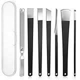 7PCS Pedicure Knife Set, Professional Stainless Steel Corn Removers for Feet, Foot Cuticle Scalpel for Callus Removal, Foot Care Stuff for Women, Dead Skin Scrubber for Home Beauty Salon