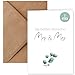 2 x Hochzeitskarte Mrs & Mrs Boho Stil – Glückwunschkarte zur Hochzeit Lesbisches Brautpaar DIN A6 | Klappkarte mit Kuvert DIN C6 | Klappkarten LGBTQ Hochzeitspaar floral Eucalyptus (2 Stück)