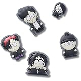 Crocs Jibbitz TV and Movie Shoe Charm Packs, South Park Goth Kids, 5-Pack