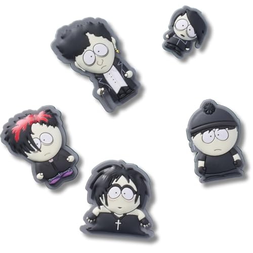 Crocs Jibbitz TV and Movie Shoe Charm Packs South Park Goth Kids 5-Pack