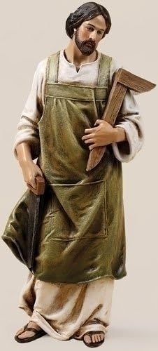 Joseph's Studio by Roman - St. Joseph The Worker Figure, Life of Christ, Renaissance Collection, 10.25" H, Resin and Stone, Religious Gift, Decoration - Image 2
