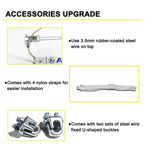 Airist Professional Heavy Duty Volleyball Net, 32x3FT Portable