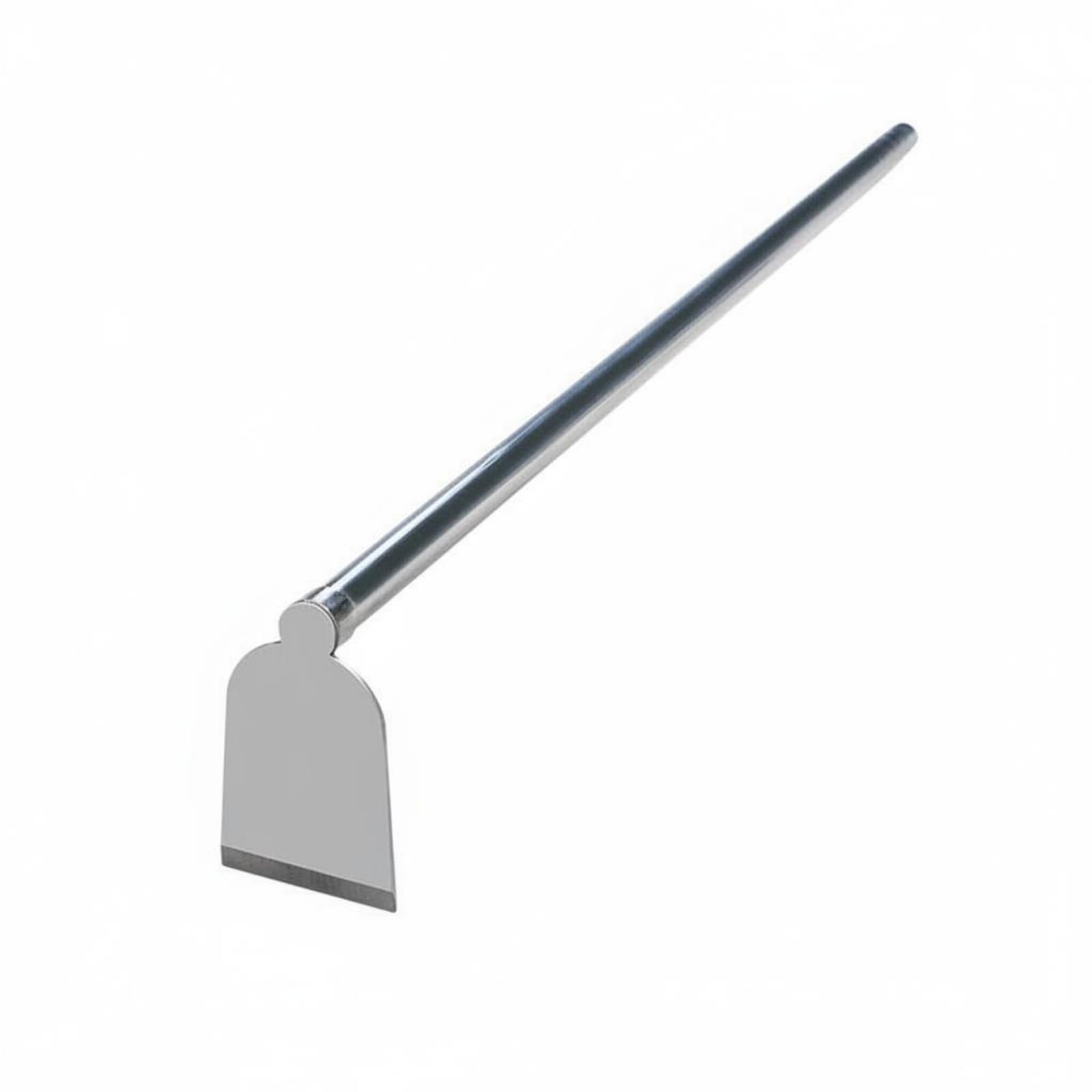 Herramienta de Jardinería de Mango Largo Gruesa Herramienta Jardinería Acero Inoxidable para Jardín, 10219-Acero Inoxidable De 10 Cm De Ancho, Azada Estrecha De Acero Completo De 1.2 Metros