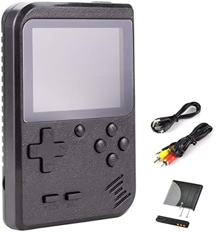 Mini Handheld Game Console for Kids with 400 Classic Retro Games, 1020mAh Rechargeable Battery, 2.8 Inch Screen, Birthday Game Toy for Boy Girl (Black)
